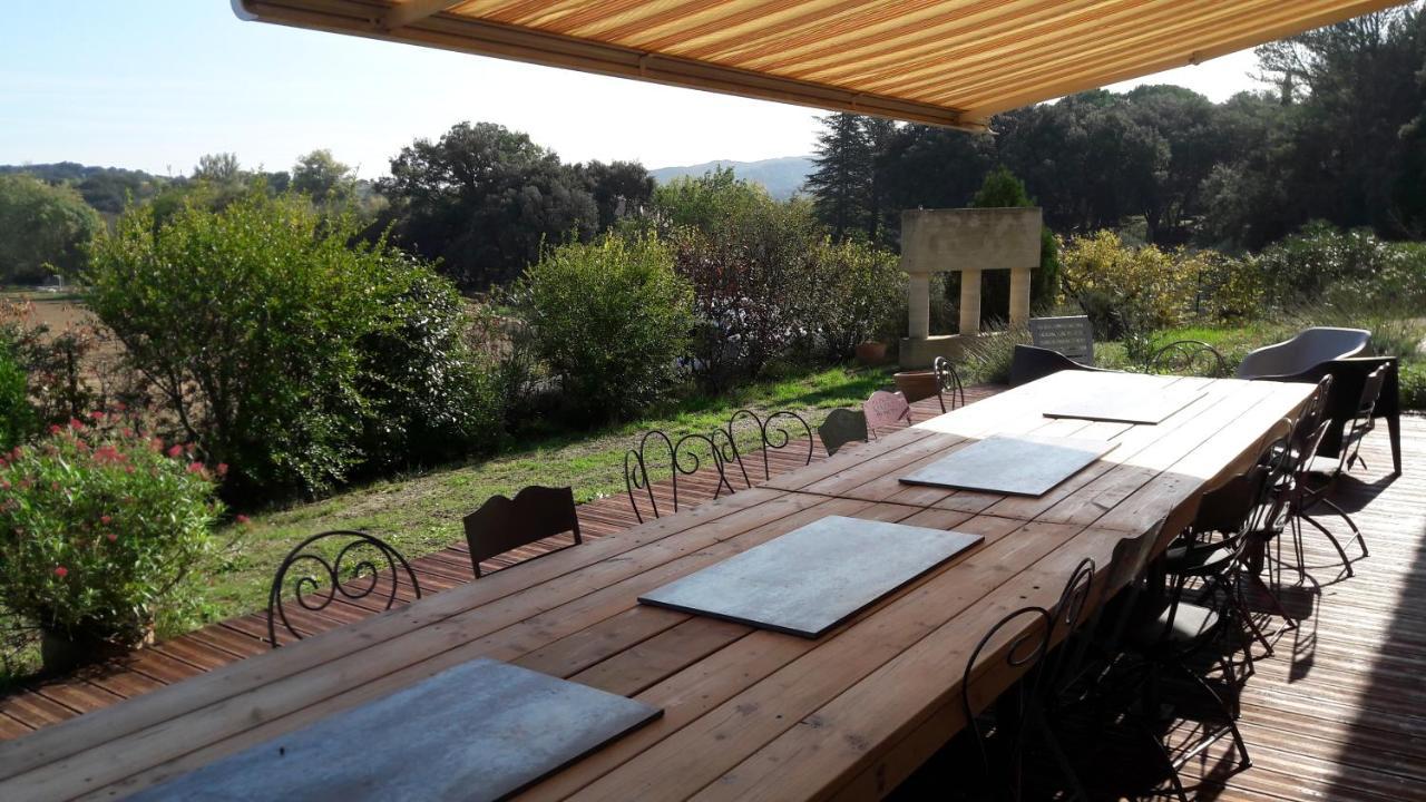 Villa La Charmeuse Fleurie Collias Kültér fotó